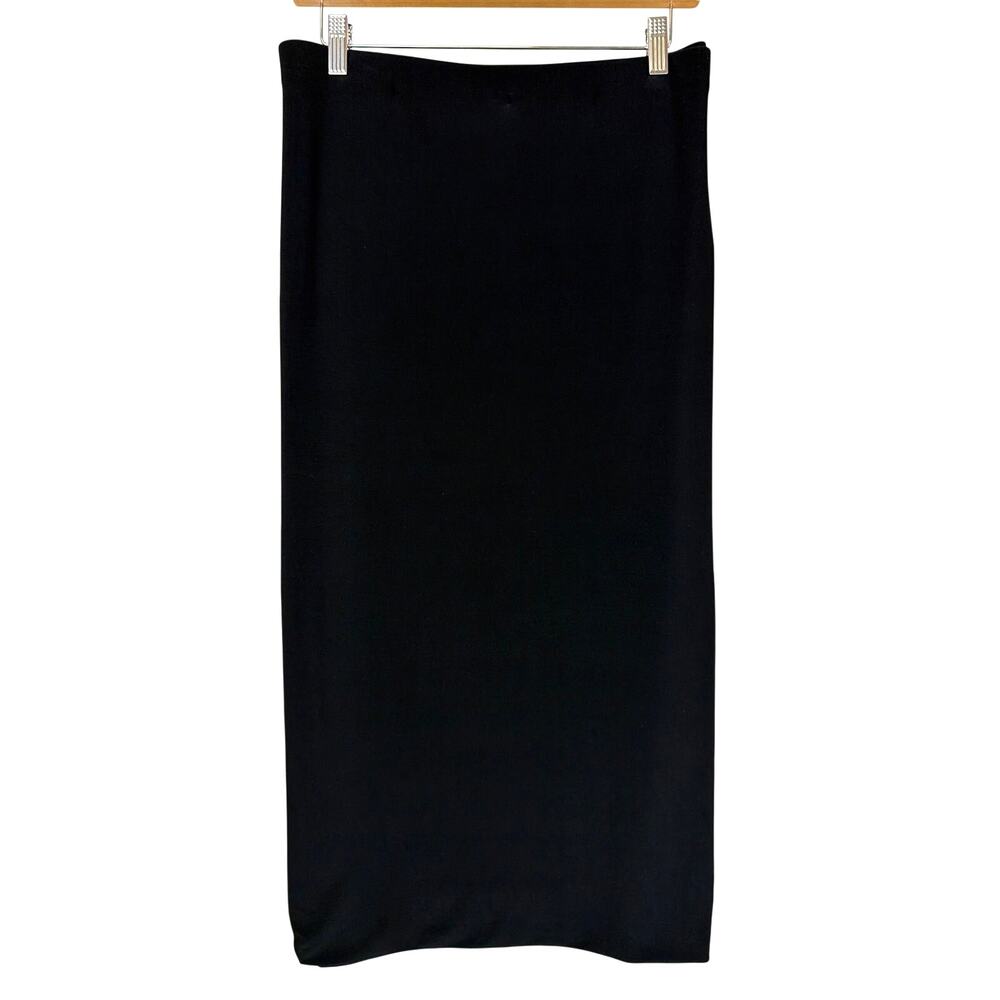NWT Sympli Made In Canada   Black Straight Tube Skirt Size 1X